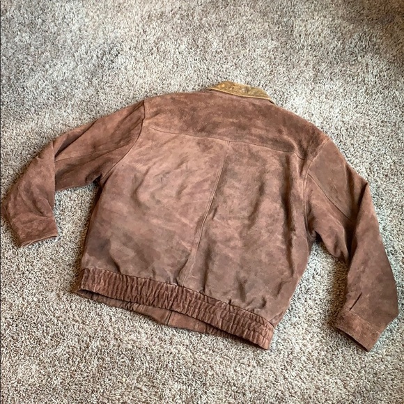 Vintage Context leather bomber jacket men’s sz L - Picture 7 of 8